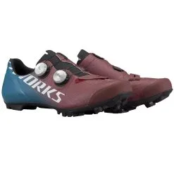 Scarpe Specialized S-Works Recon - Blu Rosso -Caschi e occhiali Soldes specialized recon bord 21 s4 hr